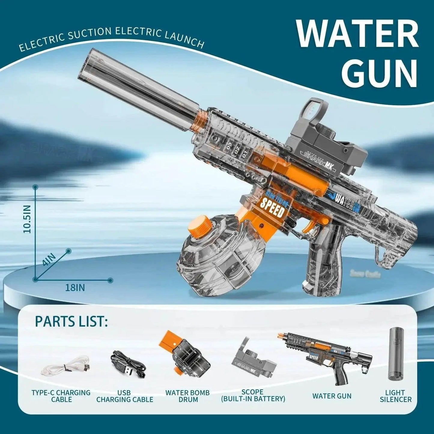  2025 NEW Automatic Electric ARP9 Water Gun Toy -  ToylandEU™
