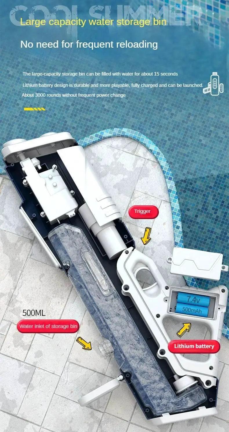 Children Automatic Water Absorption Electric High Pressure Water Gun Self Integration Summer Outdoor Toys for Kids -  ToylandEU™