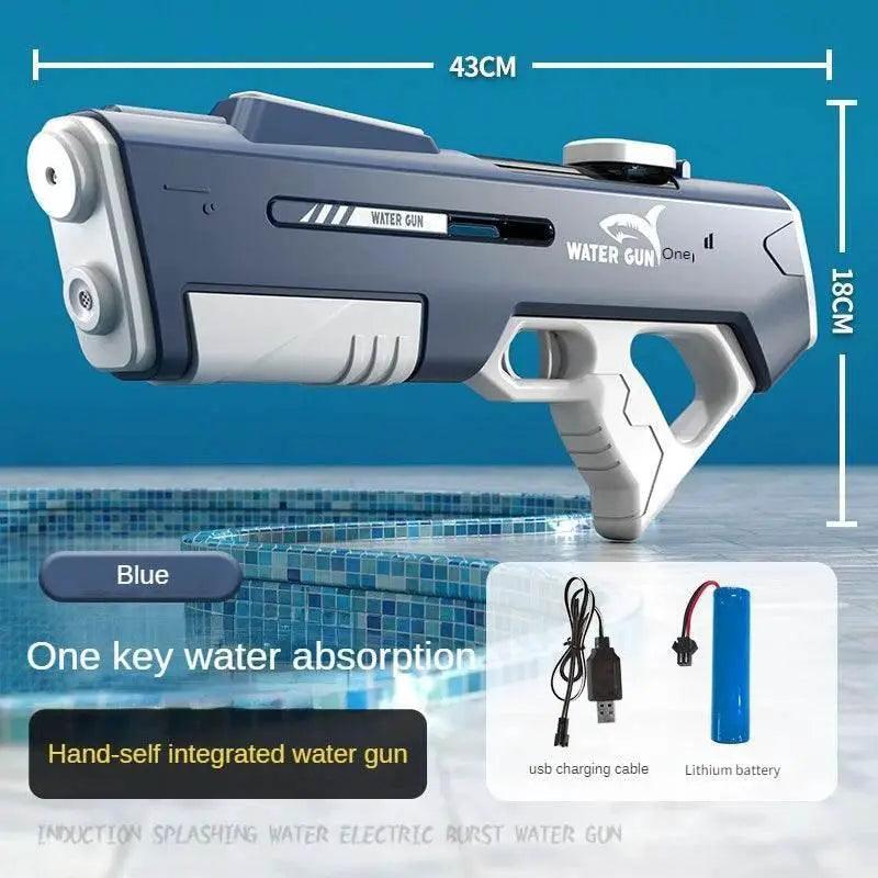  Children Automatic Water Absorption Electric High Pressure Water Gun Self Integration Summer Outdoor Toys for Kids -  ToylandEU™