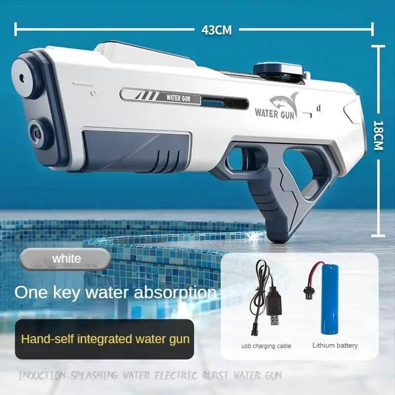  Children Automatic Water Absorption Electric High Pressure Water Gun Self Integration Summer Outdoor Toys for Kids -  ToylandEU™