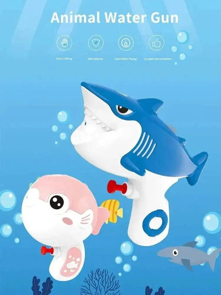  Kids Water Gun Summer Toy Puffer Fish Shark Beach Games -  ToylandEU™