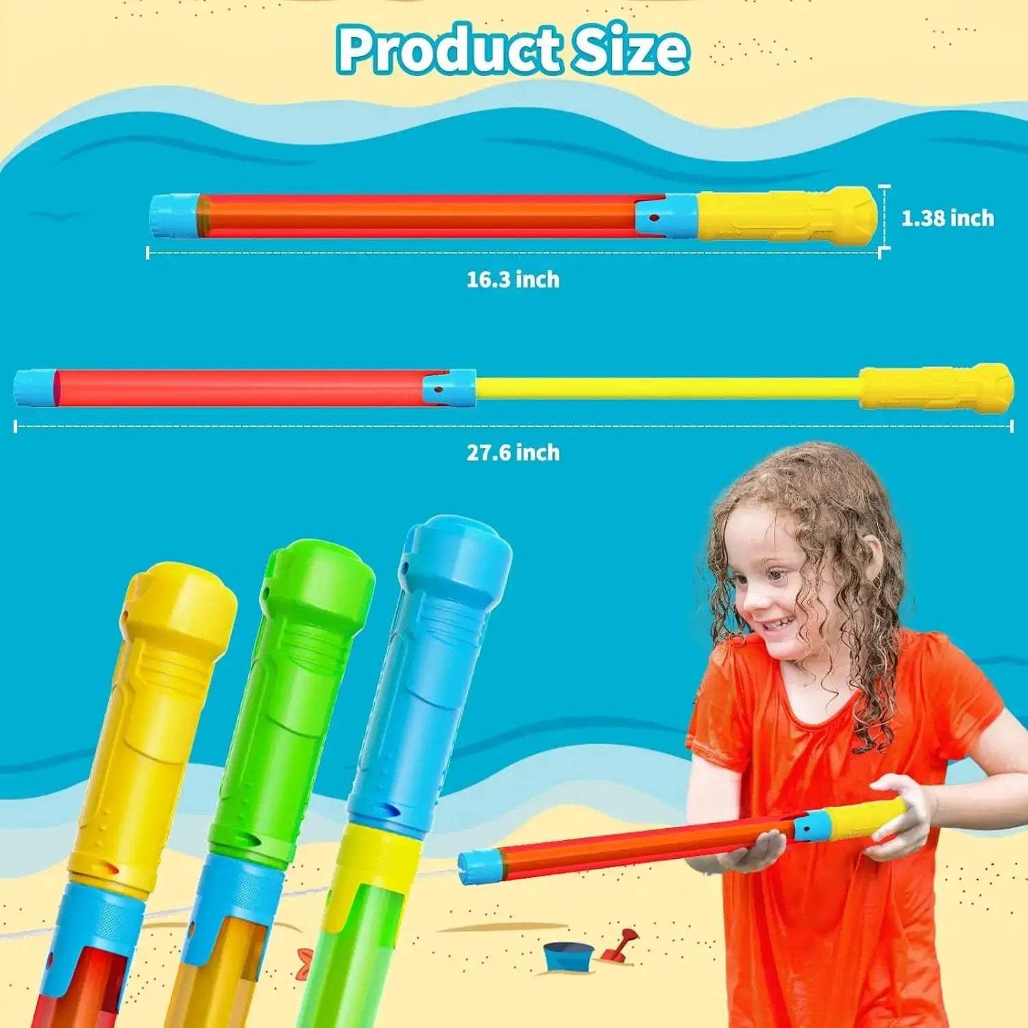 Water Gun Soaker Blaster For Kids Ultimate Summer Pool Fun - ToylandEU