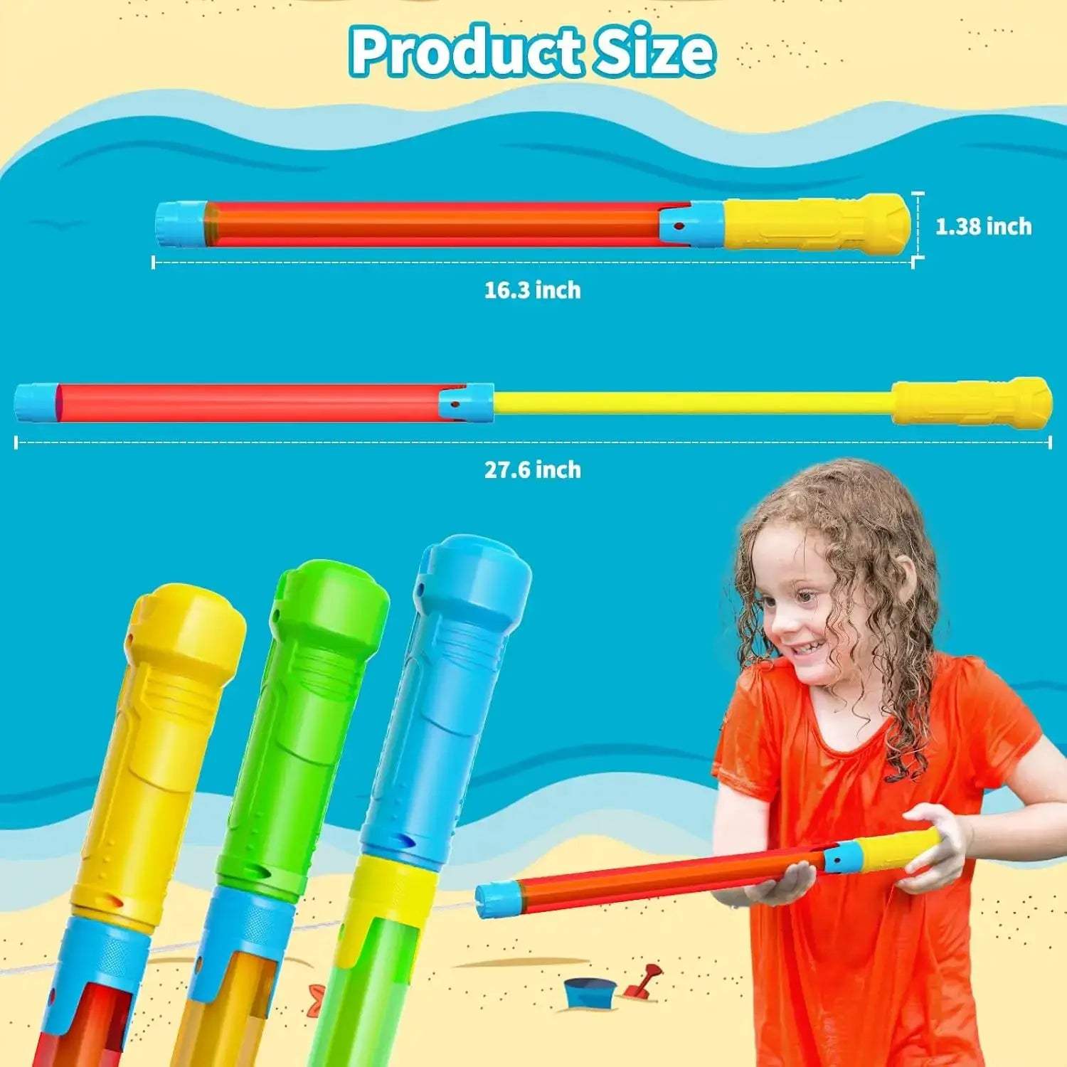 Water Gun Soaker Blaster For Kids Ultimate Summer Pool Fun - ToylandEU