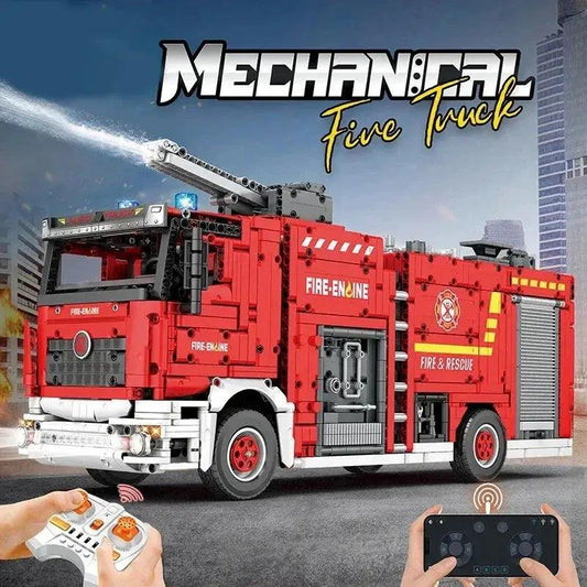  Water Jet Fire Truck Building Blocks Set 2888 Pieces -  ToylandEU™