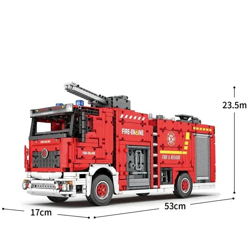  Water Jet Fire Truck Building Blocks Set 2888 Pieces -  ToylandEU™