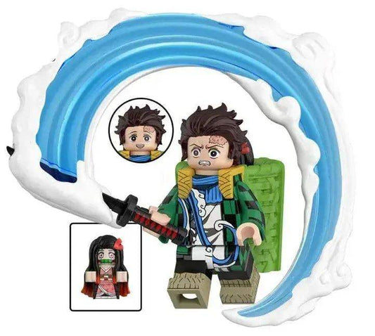  Water Pillar Swordsman Custom Minifig Base Plate -  ToylandEU™
