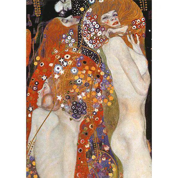 Klimt Water Serpents II 1000 Piece Jigsaw Puzzle Challenging Build - ToylandEU