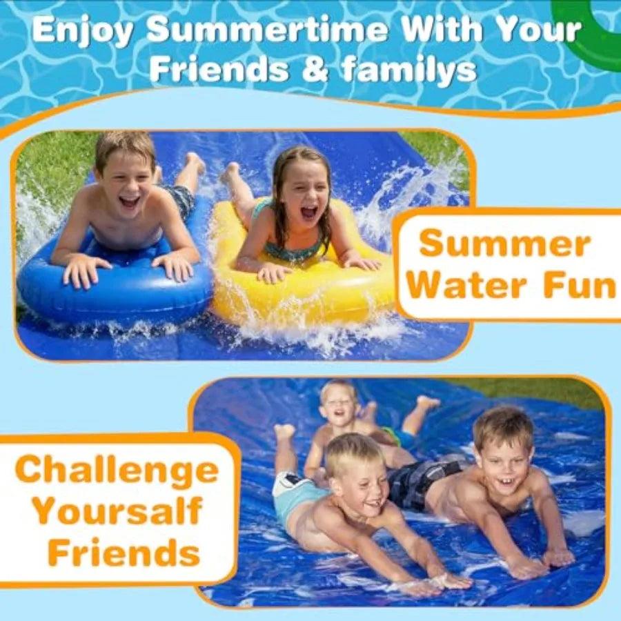 Water Slide | 40 Ft Long 2 Boards Included | Toylandeu™