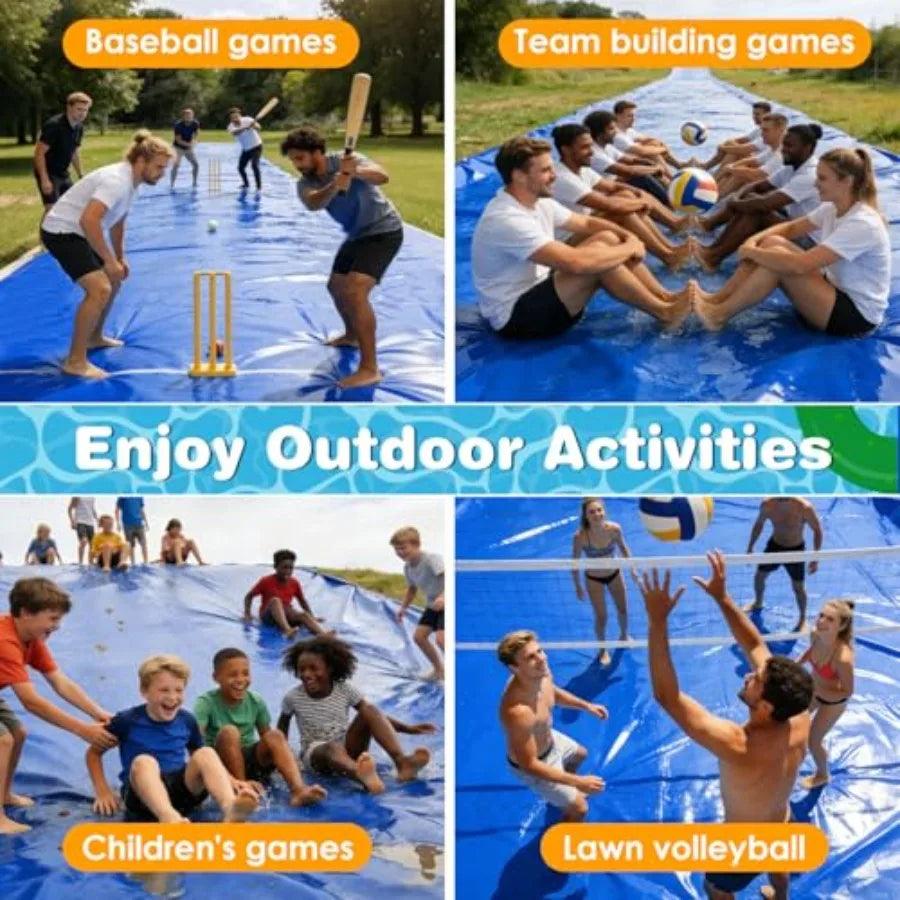 Water Slide | 40 Ft Long 2 Boards Included | Toylandeu™
