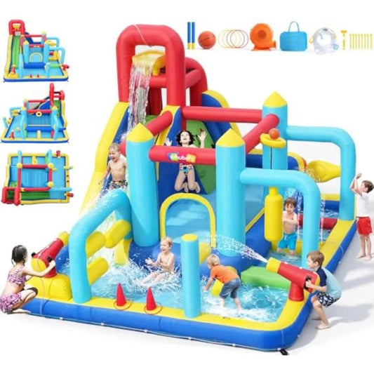  Water Slide Bounce House Deluxe 16 In 1 Backyard Fun -  ToylandEU™