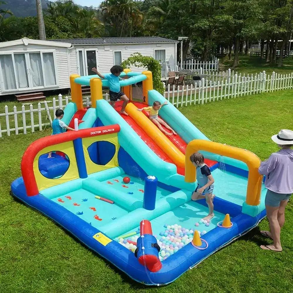  Water Slide Bounce House For Kids Wet And Dry Safe -  ToylandEU™