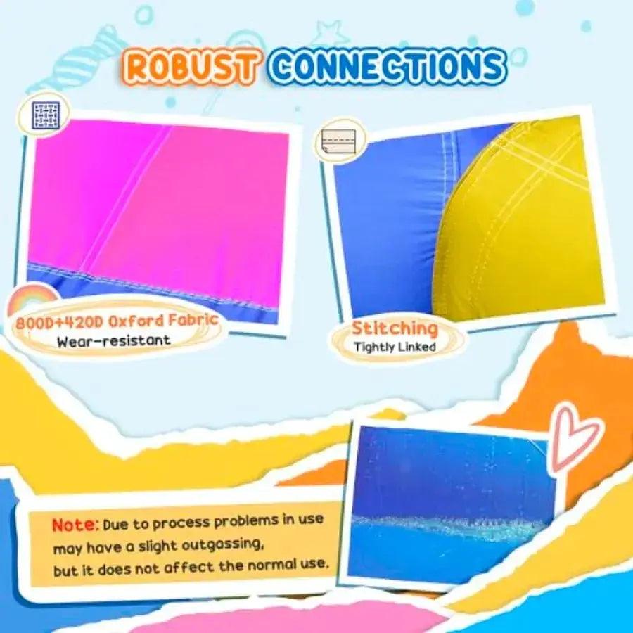 Inflatable Water Slide Bounce House With Climbing Wall -  ToylandEU™