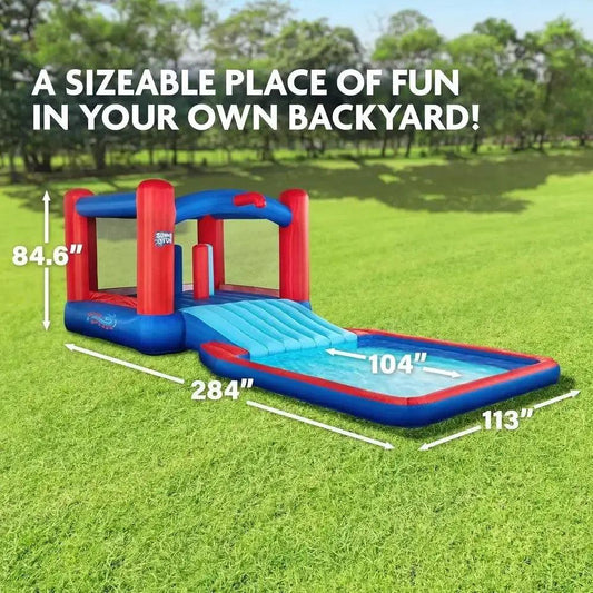  Water Slide Bounce House Outdoor Durable Park -  ToylandEU™