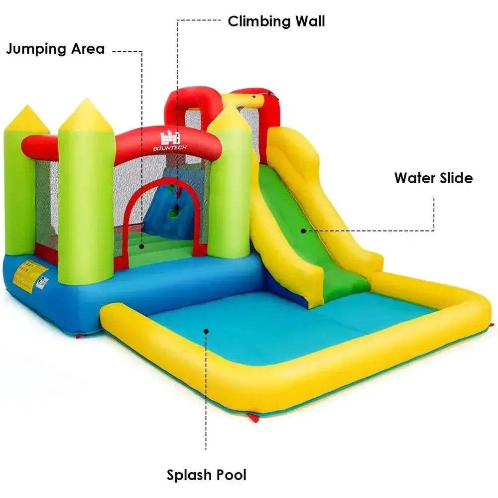Water Slide Five In One Ultimate Water Park Climbing Wall - ToylandEU