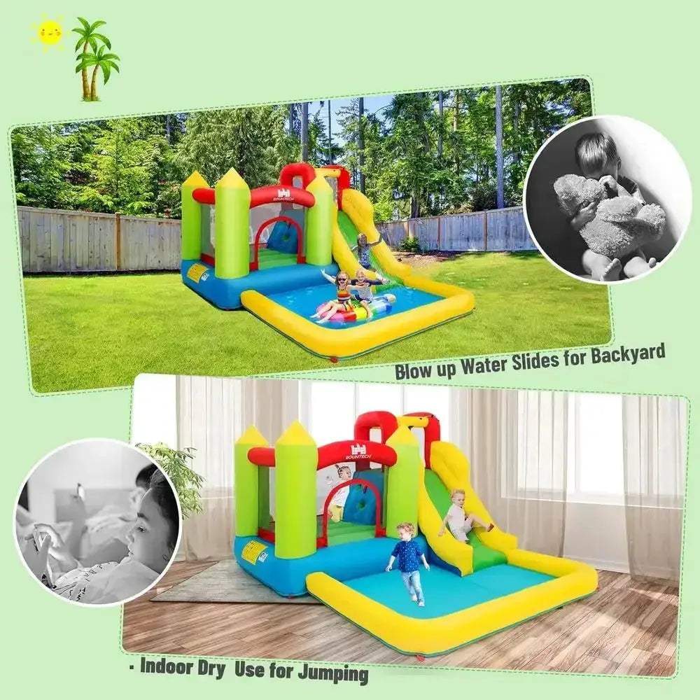 Water Slide Five In One Ultimate Water Park Climbing Wall - ToylandEU