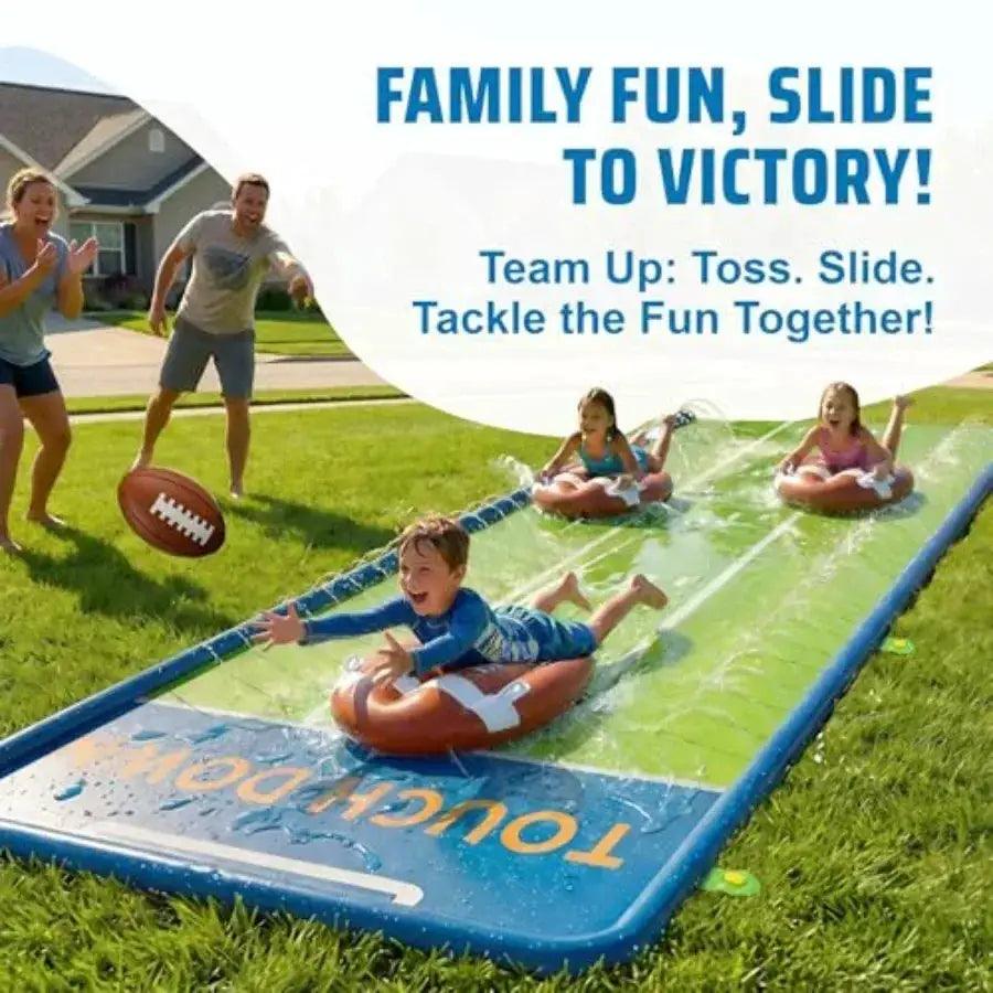 Water Slide For Backyard With 3 Bodyboards Included -  ToylandEU™
