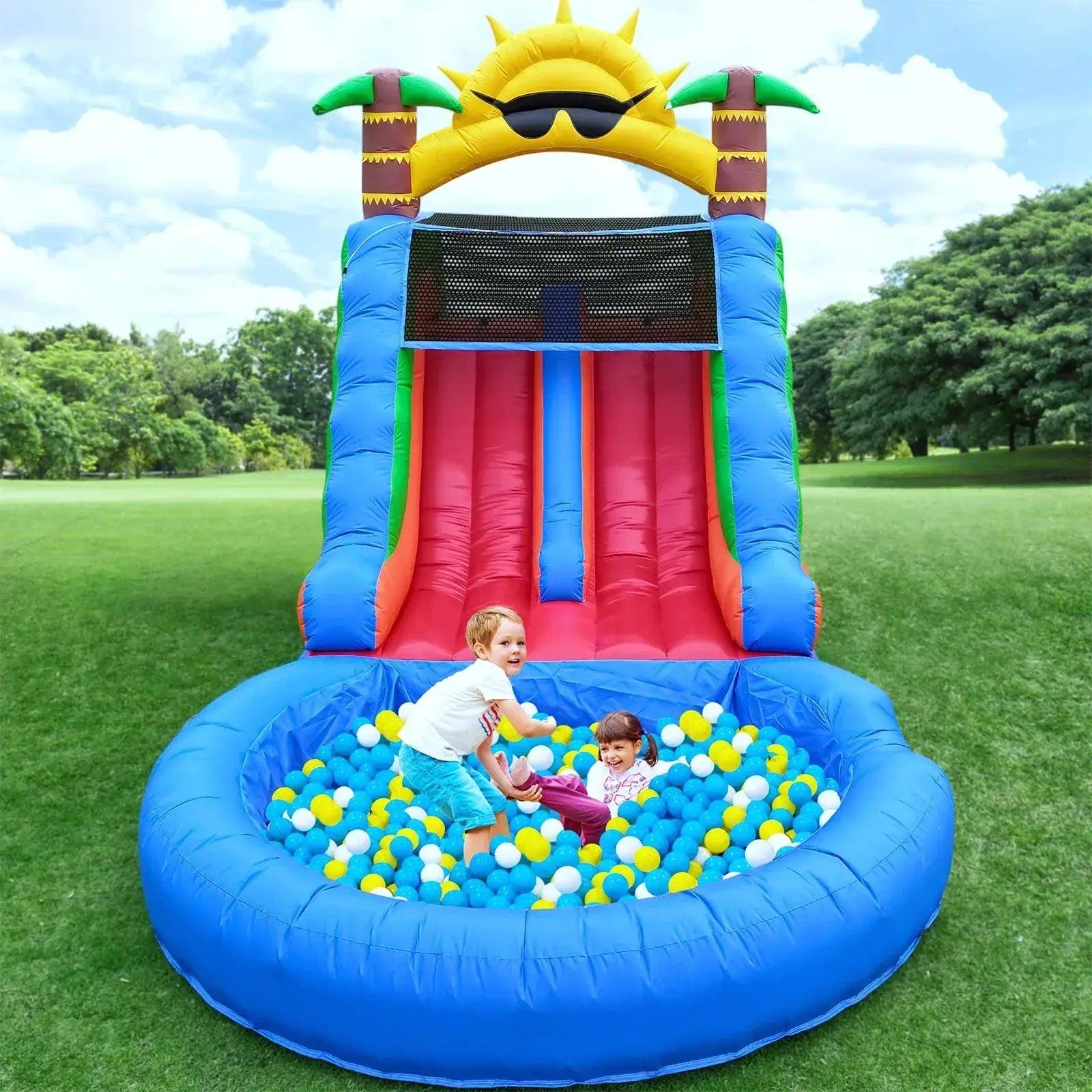  Commercial Inflatable Water Slide With 1100W Blower -  ToylandEU™