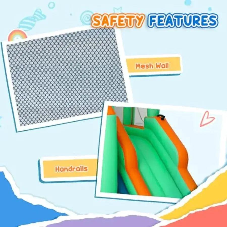  Inflatable Water Park With Water Slide All In One Fun -  ToylandEU™
