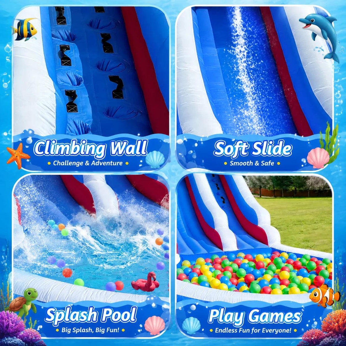 Water Slide | Oxford Material | Toylandeu™