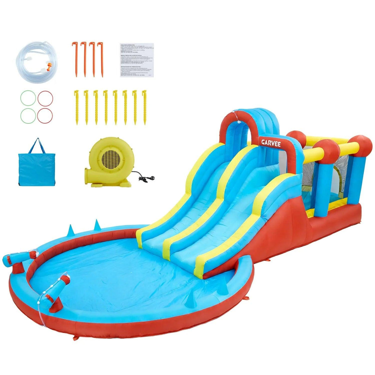  8 In 1 Inflatable Water Slide Park For Backyard Fun -  ToylandEU™
