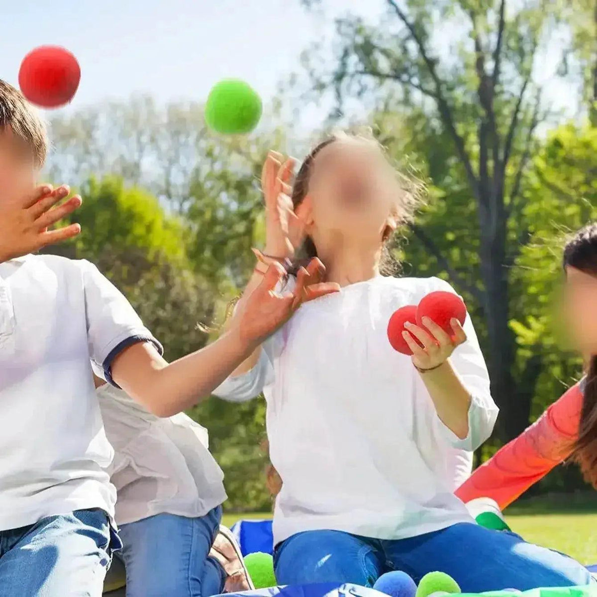  15PCS Reusable Colorful Sponge Water Balls Splash Balloons for Kids and Adults Summer Water Pool Toys -  ToylandEU™