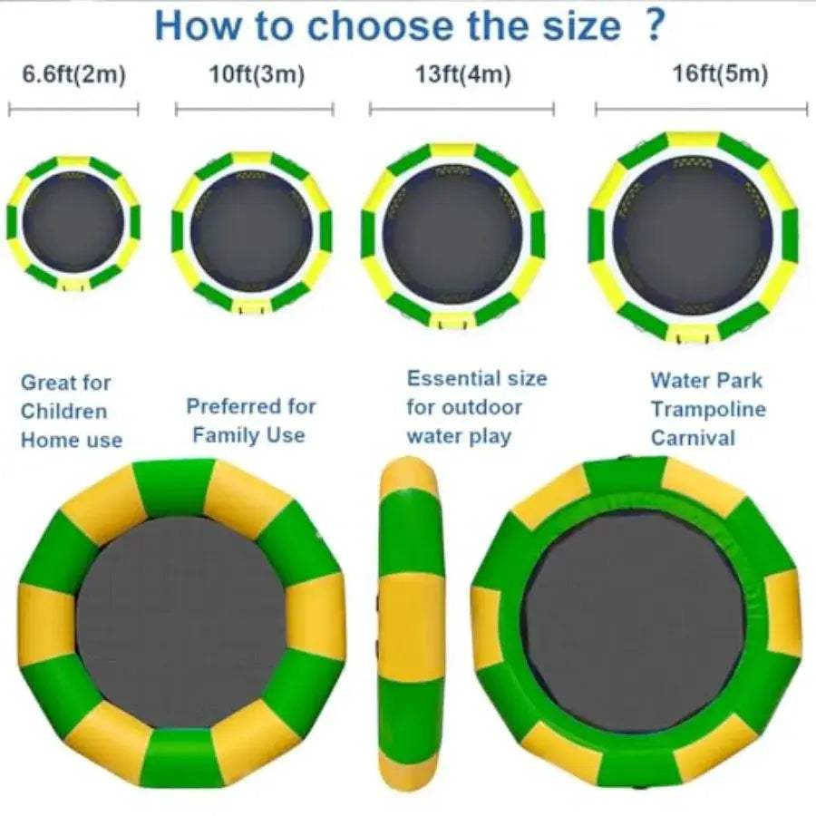  Water Trampoline With Slide For Safer Pool Fun -  ToylandEU™