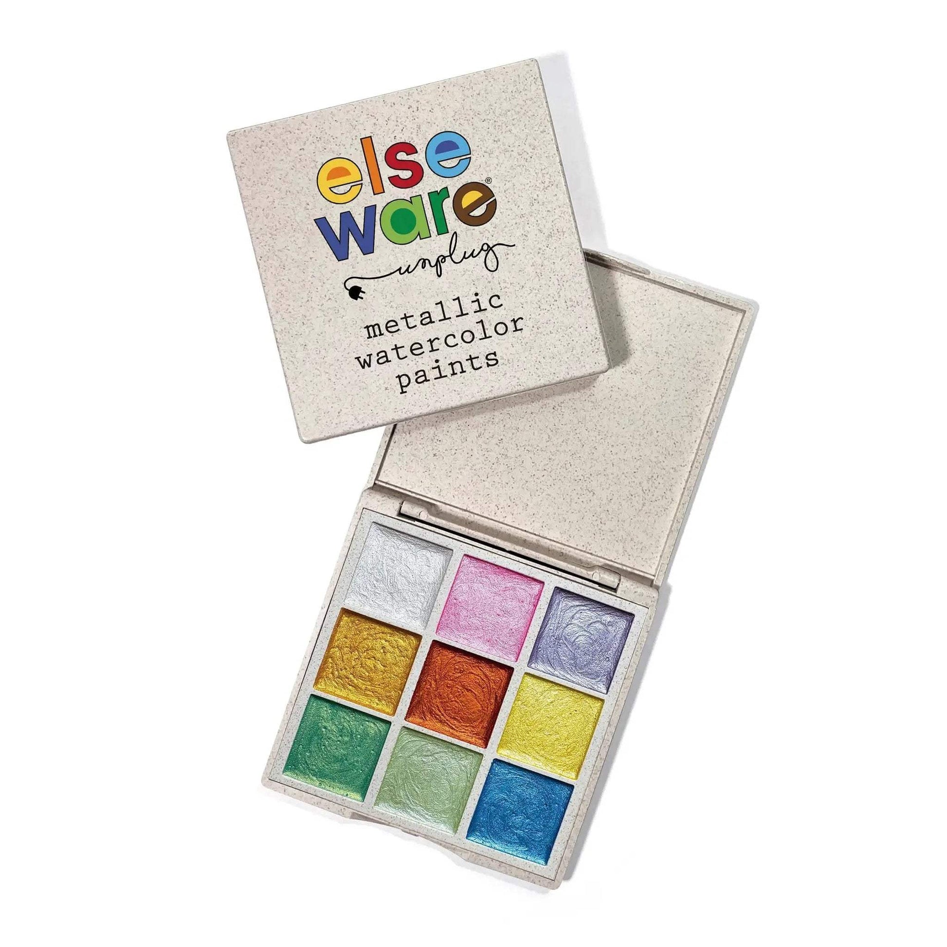 Watercolor Essentials Bundle | Bamboo Case, Metallics, & Paper Pad - ToylandEU