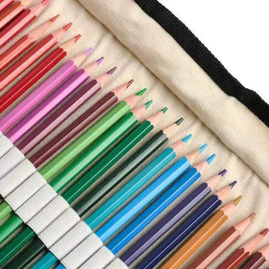 Watercolor Pencils – 36 Colors – Canvas Rollup – Eco-Friendly - ToylandEU