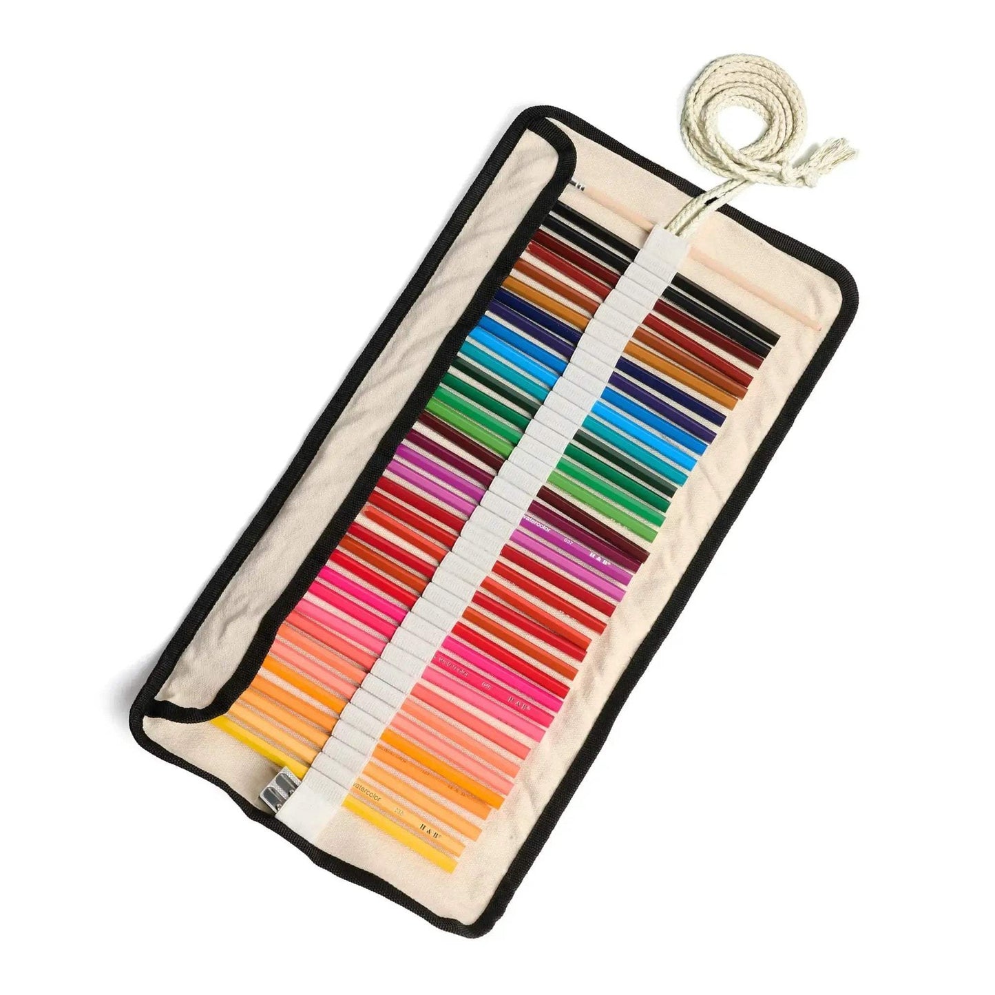 Watercolor Pencils – 36 Colors – Canvas Rollup – Eco-Friendly - ToylandEU