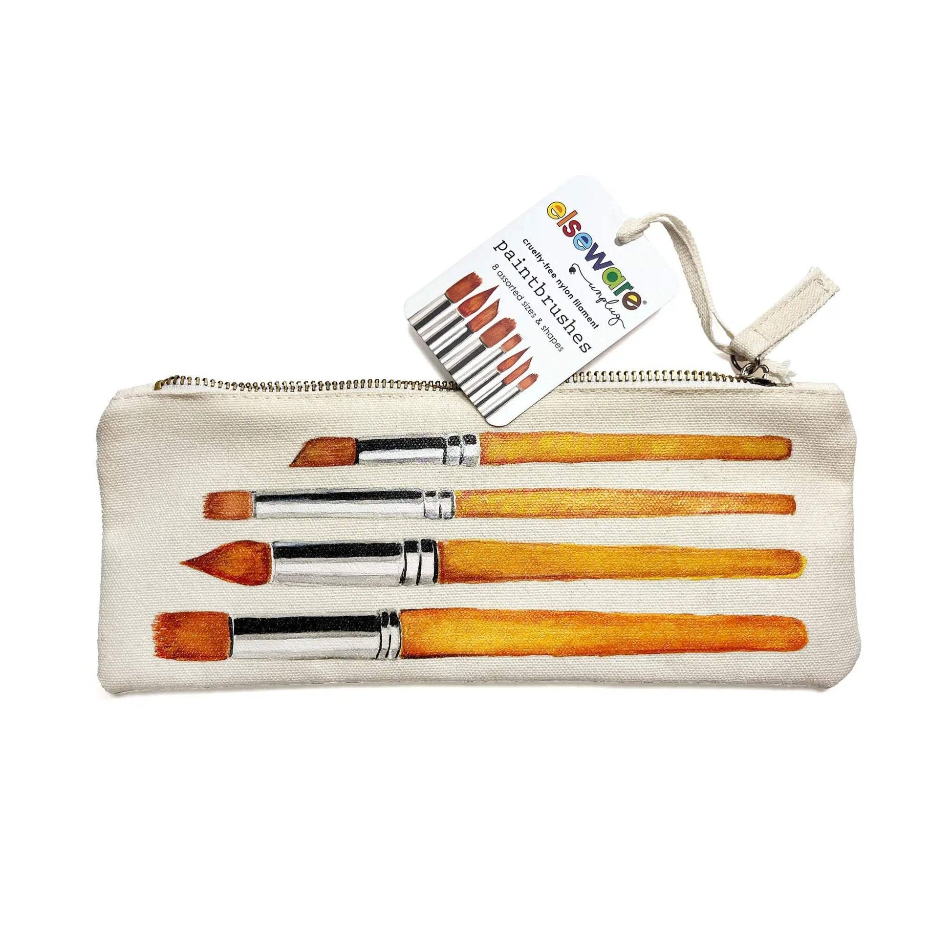 Watercolor Travel Set | Bamboo Case, Brushes, & Paper Pad - elseware unplug