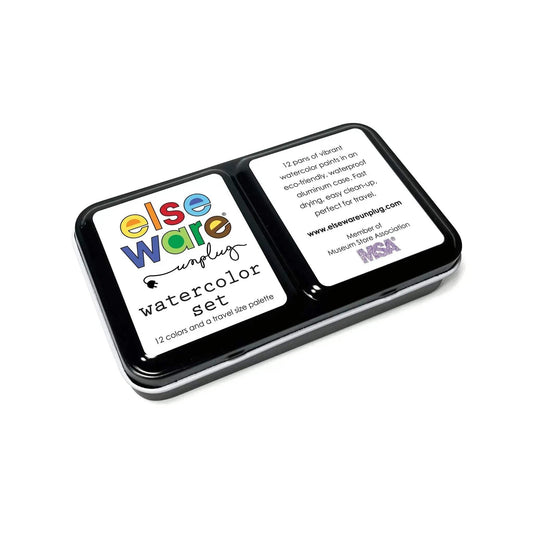 Watercolors – Metal Palette – 12 Colors – Travel Friendly - ToylandEU