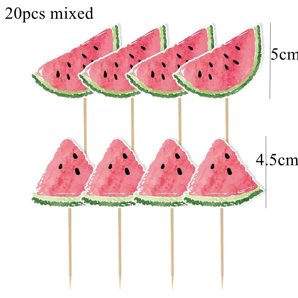 Watermelon Paper Plates | Cake Toppers | Toylandeu™