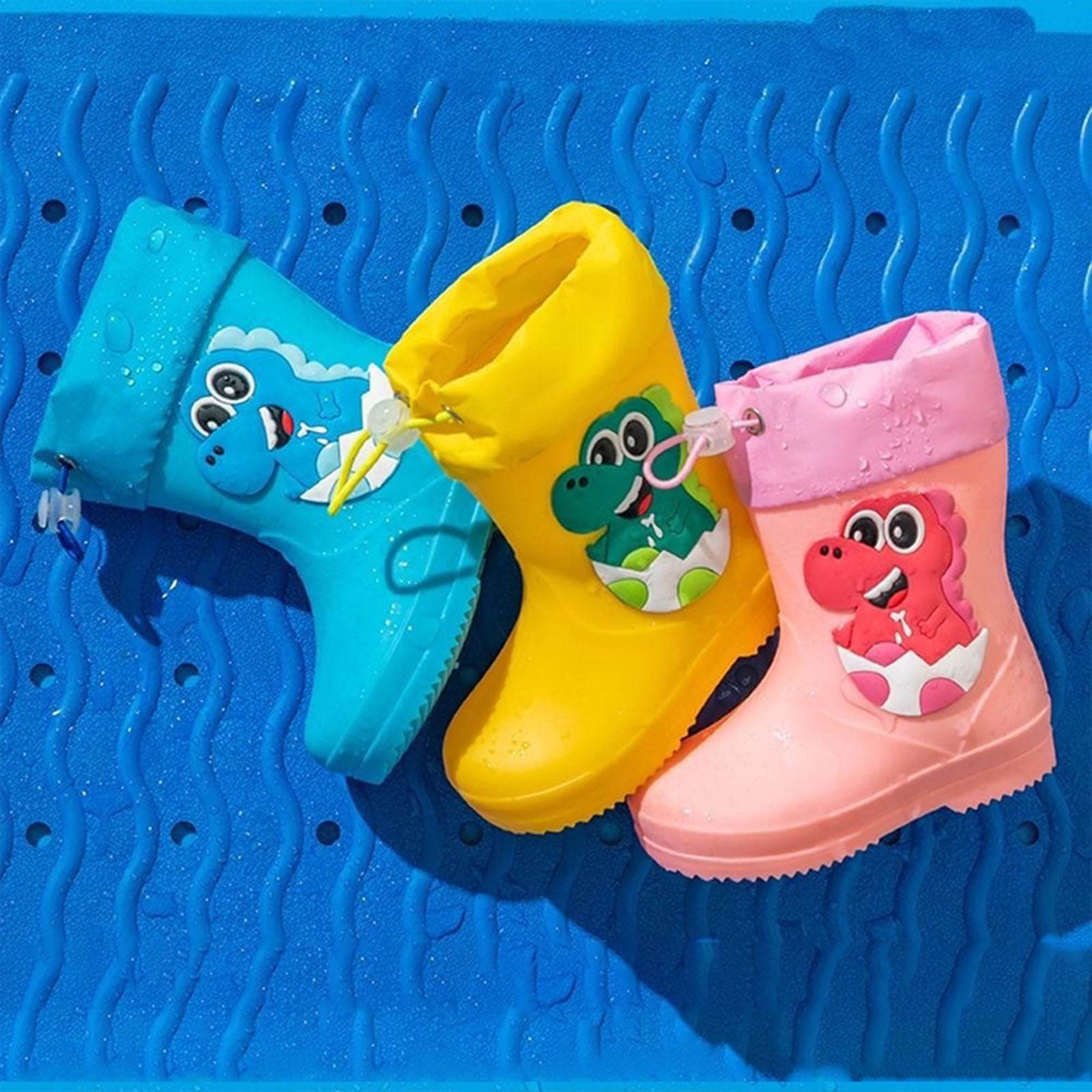 Waterproof Cartoon Rain Boots for Kids - Natural Rubber Toddler Rain Shoes - ToylandEU