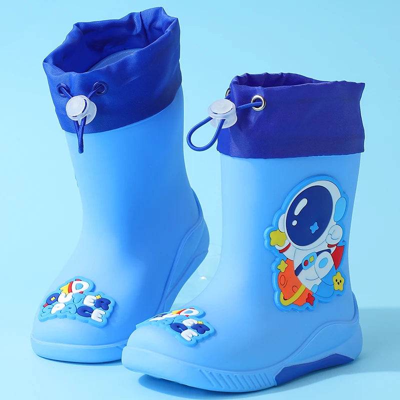 Waterproof Kids Rain Boots Cartoon Unicorn Pattern For Kids - ToylandEU