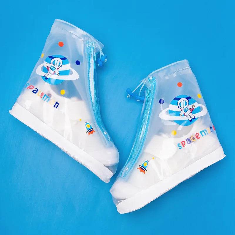 Waterproof Kids Rain Shoe Covers PVC Non Slip Zip For Kids - ToylandEU