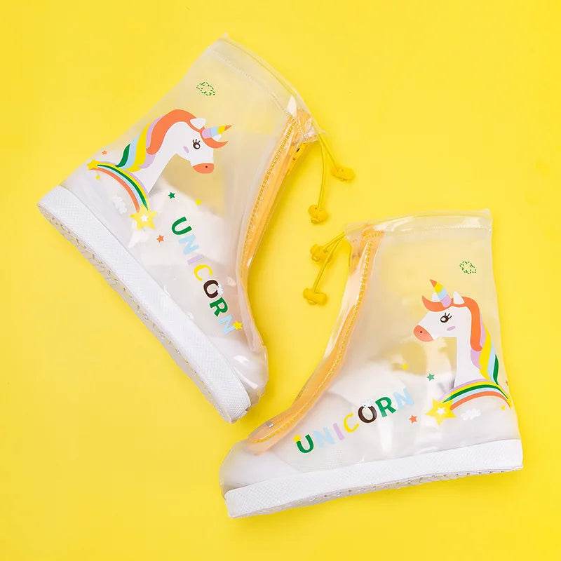 Waterproof Kids Rain Shoe Covers PVC Non Slip Zip For Kids - ToylandEU