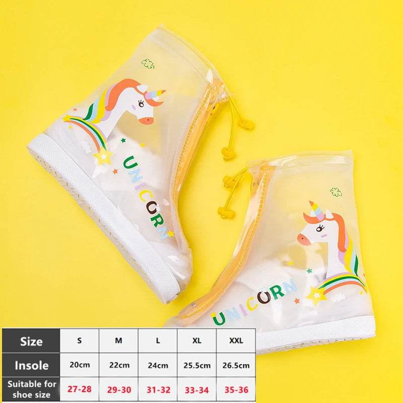 Waterproof Kids Rain Shoe Covers PVC Non Slip Zip For Kids - ToylandEU