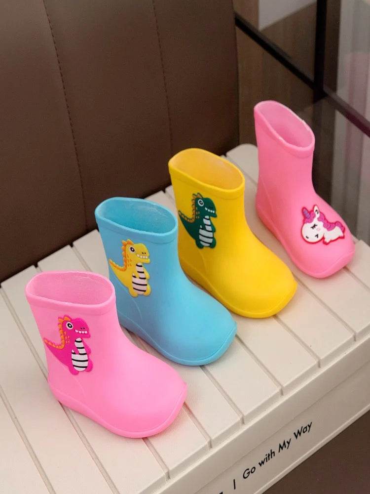 Waterproof Kids Rain Shoes Cartoon For Boys And Girls - ToylandEU