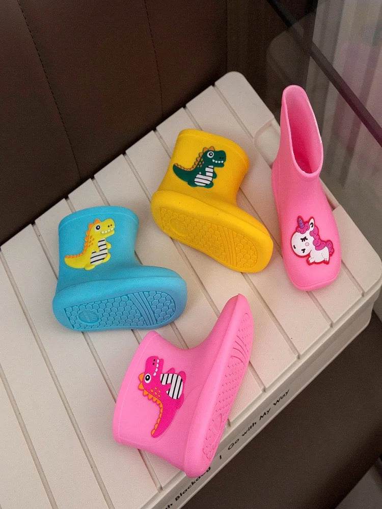 Waterproof Kids Rain Shoes Cartoon For Boys And Girls - ToylandEU