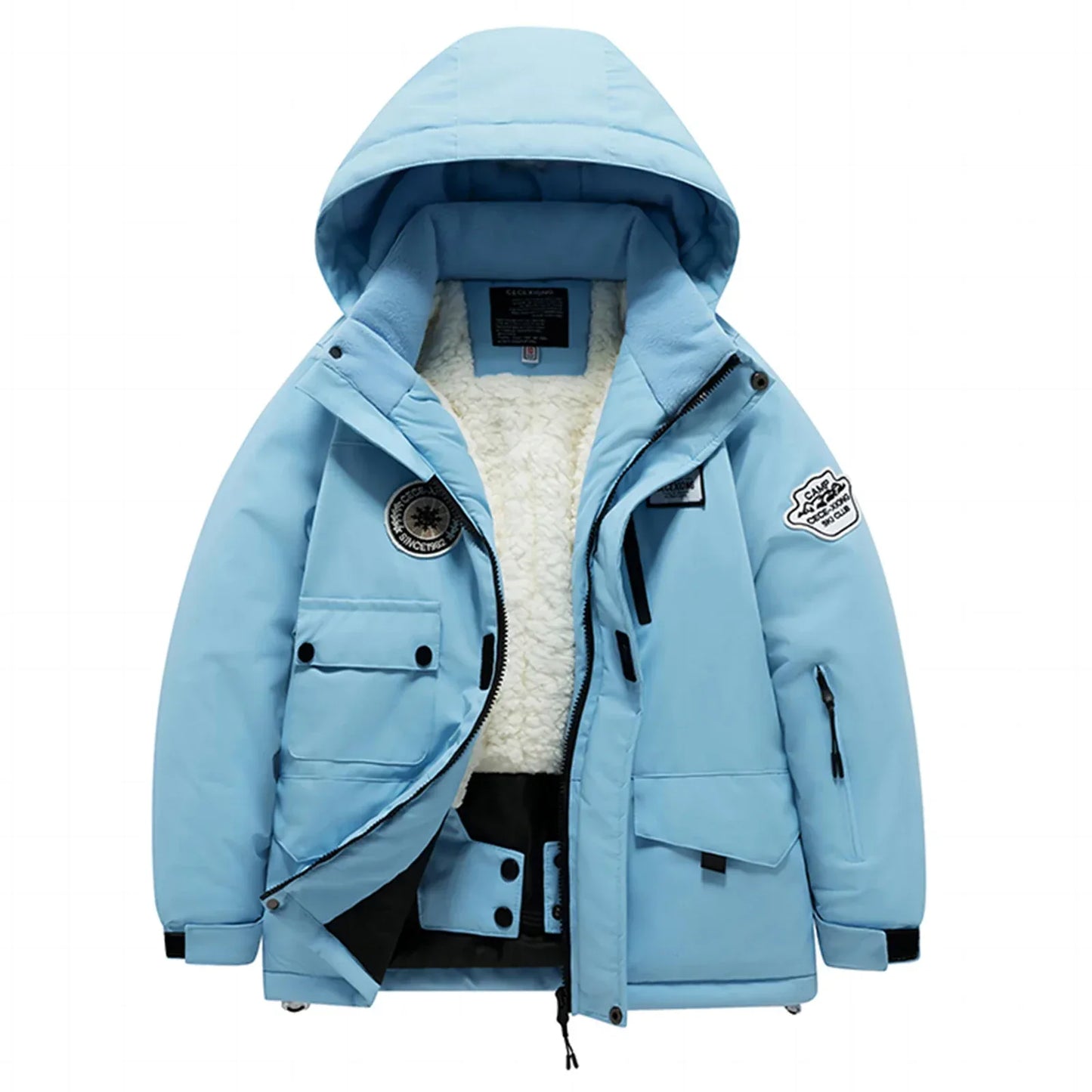 Waterproof Kids Ski Jacket Thickened Warm Winter Gear - ToylandEU