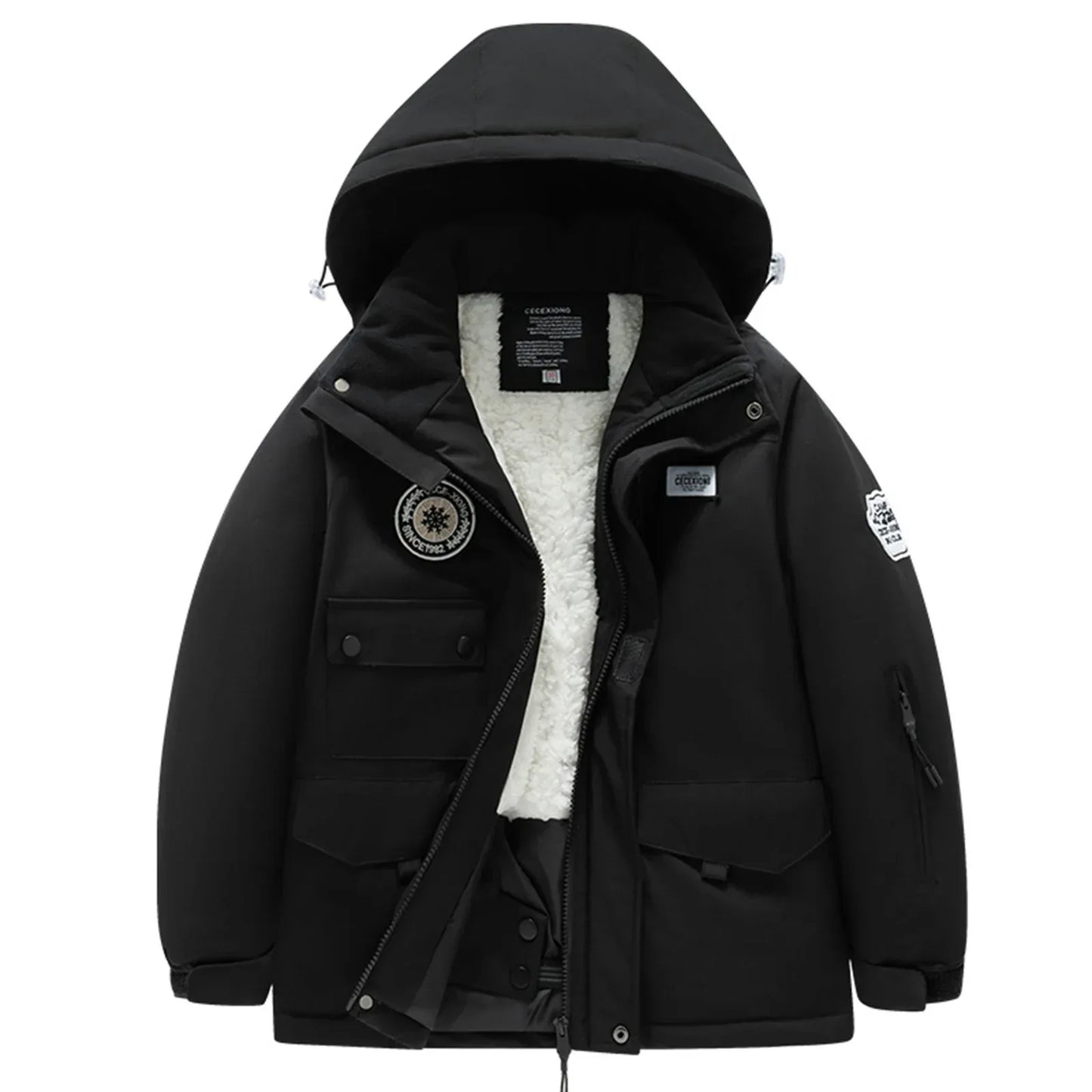 Waterproof Kids Ski Jacket Thickened Warm Winter Gear - ToylandEU