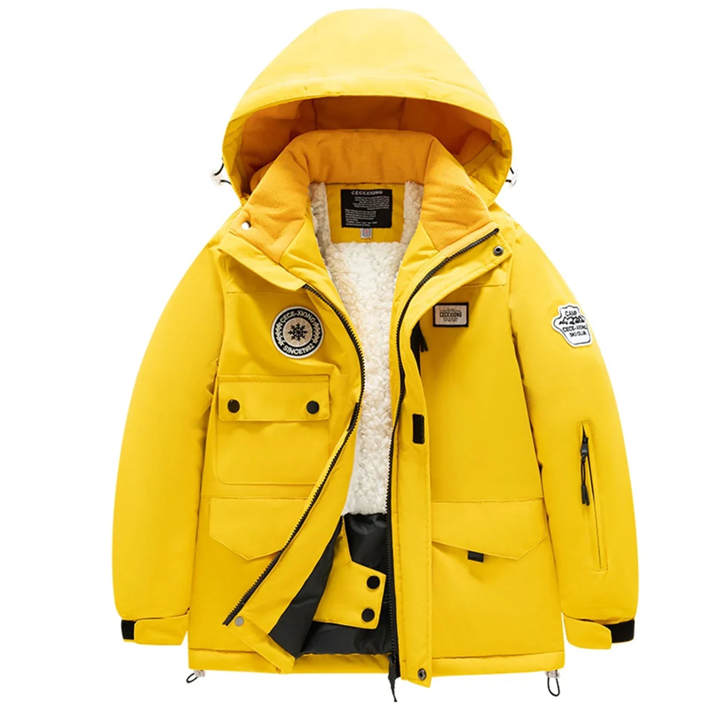 Waterproof Kids Ski Jacket Thickened Warm Winter Gear - ToylandEU