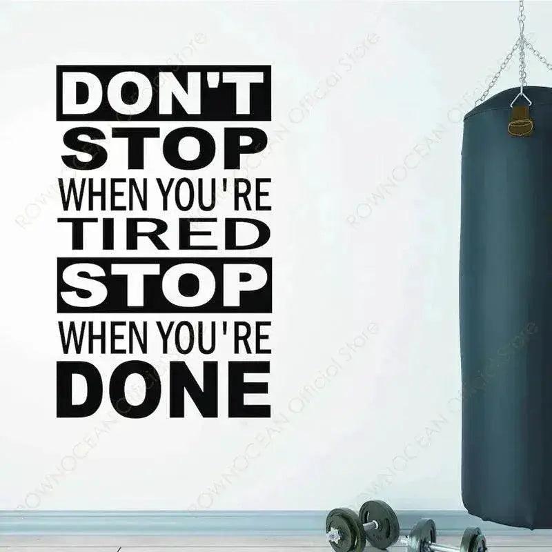  Waterproof Motivational Quote Wall Decal Toyland EU -  ToylandEU™