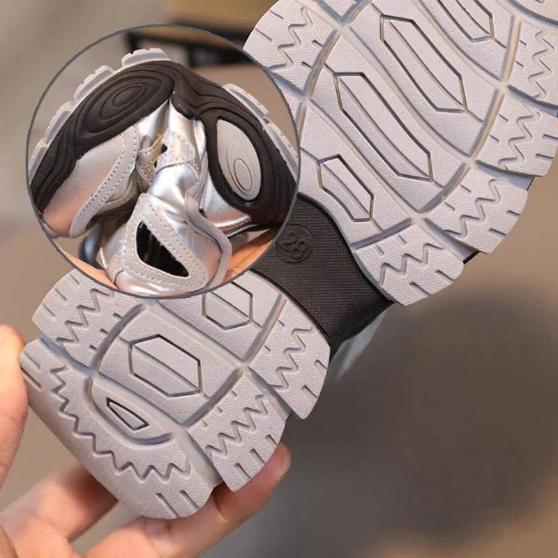 Waterproof Plush Winter Ankle Boots for Kids - Non-Slip Fashion Footwear for Boys and Girls - ToylandEU