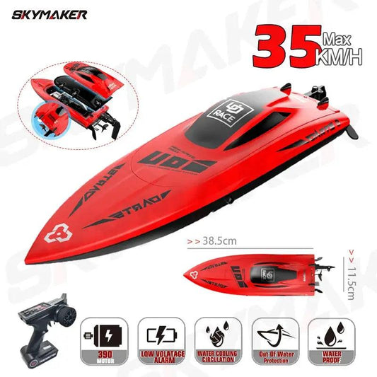  Waterproof RC Boat High Speed 35kmh Capsize Protection -  ToylandEU™