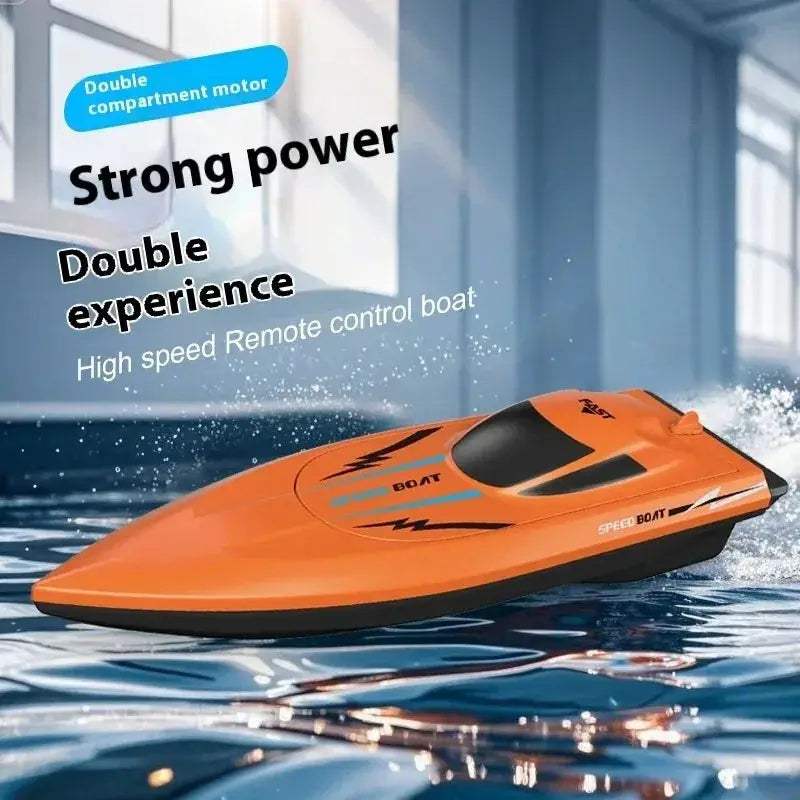 Waterproof RC Boat for Kids Fast Remote Control Boat Racer - ToylandEU