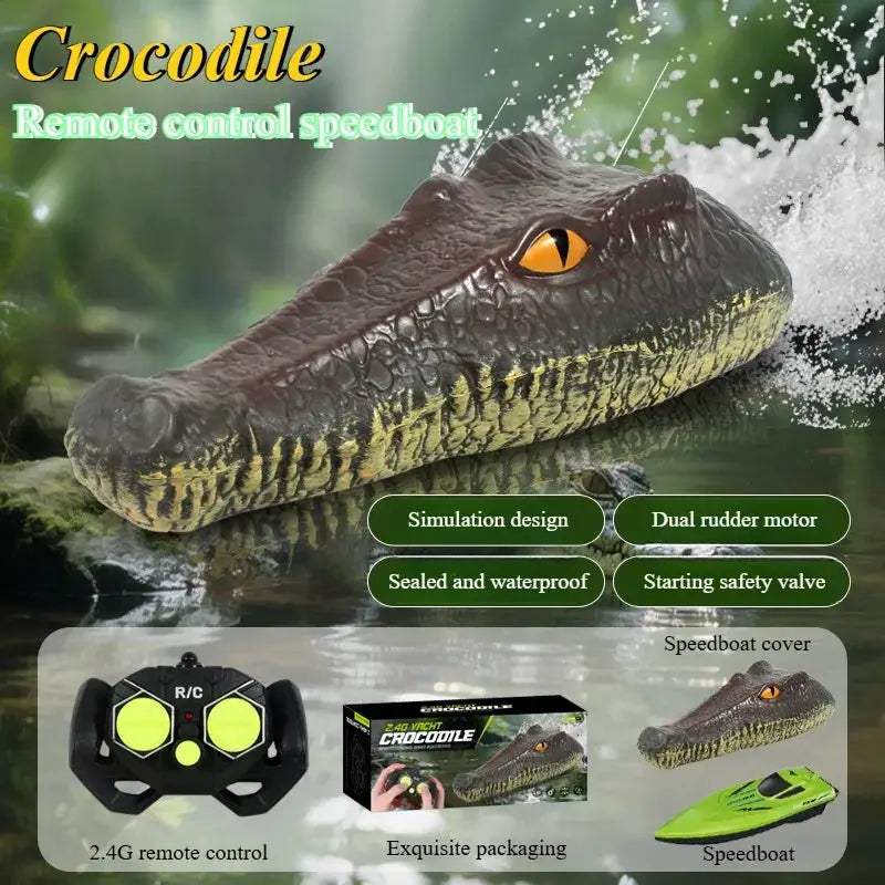 Waterproof RC Boat for Kids Fast Remote Control Boat Racer - ToylandEU
