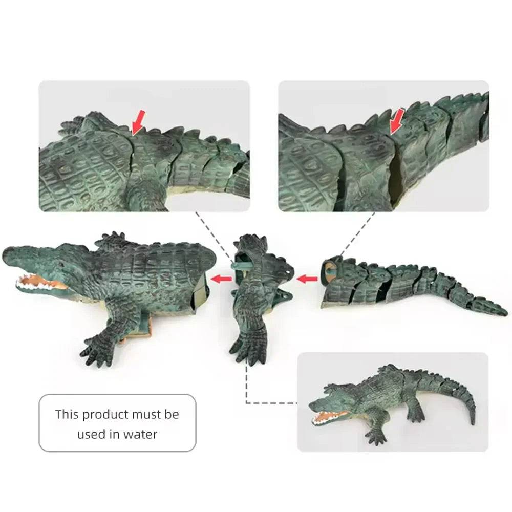 Waterproof RC Crocodile 2.4G Remote 4 Channel Lake Play - ToylandEU