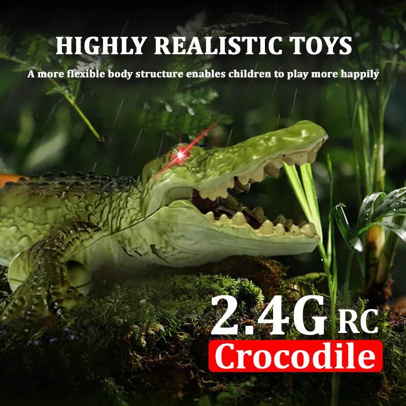 Waterproof RC Crocodile Toy Realistic Simulation For Kids - ToylandEU