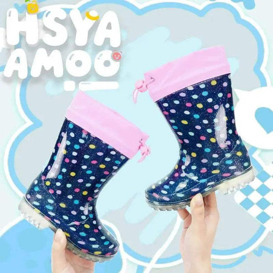  Waterproof Rain Boots Kids Polka Dot Pink Toyland EU -  ToylandEU™